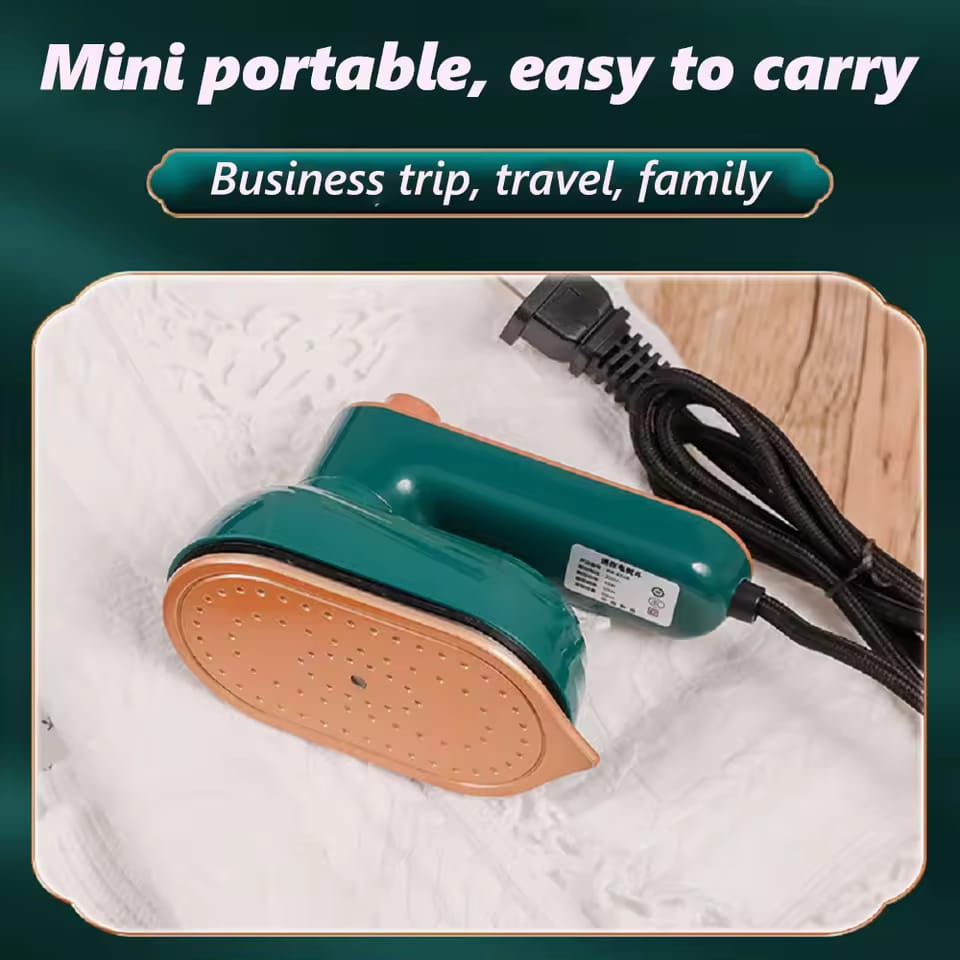 ? Mini Portable Steam Iron – ঘরে ও ভ্রমণে কাপড় সঠিকভাবে স্ট্রেইট করুন! ?