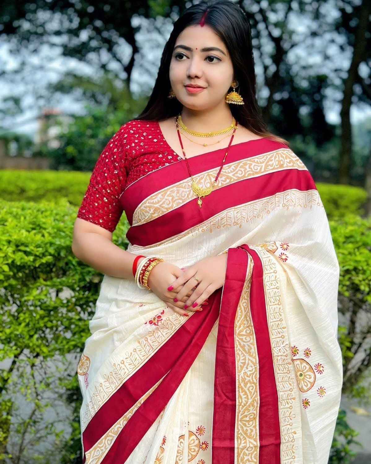 slab cotton saree
