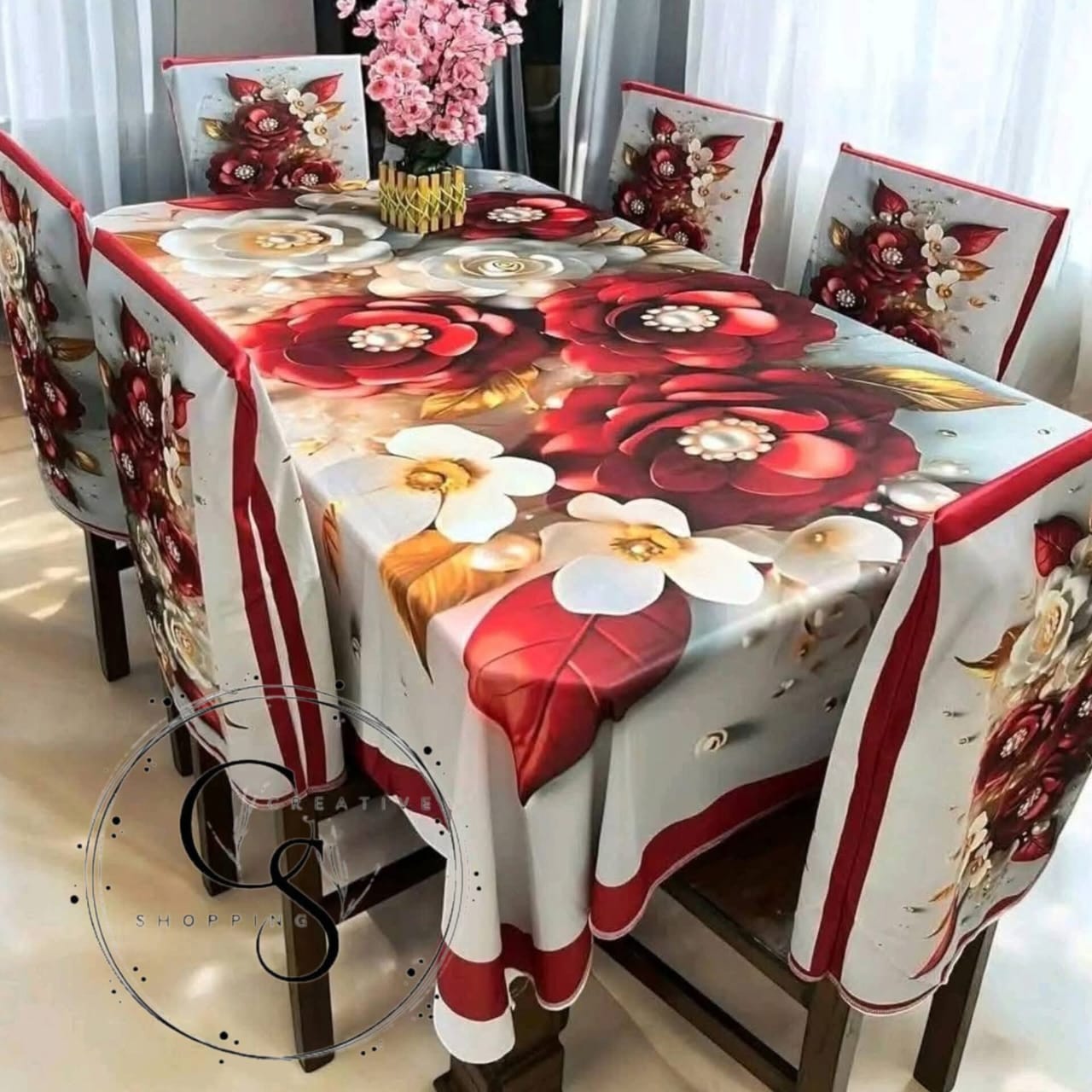 Dining table clothe mat (3D print-7pcs set)