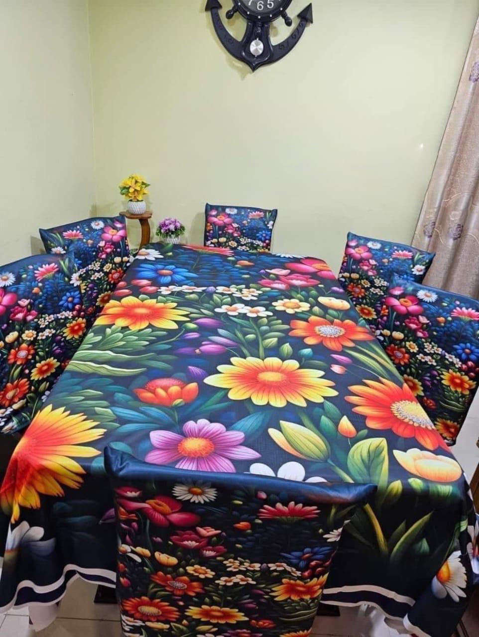 Dining table clothe mat (3D print-7pcs set)