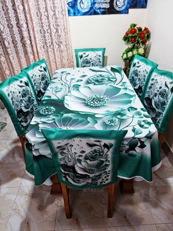 Dining table clothe mat (3D print-7pcs set)