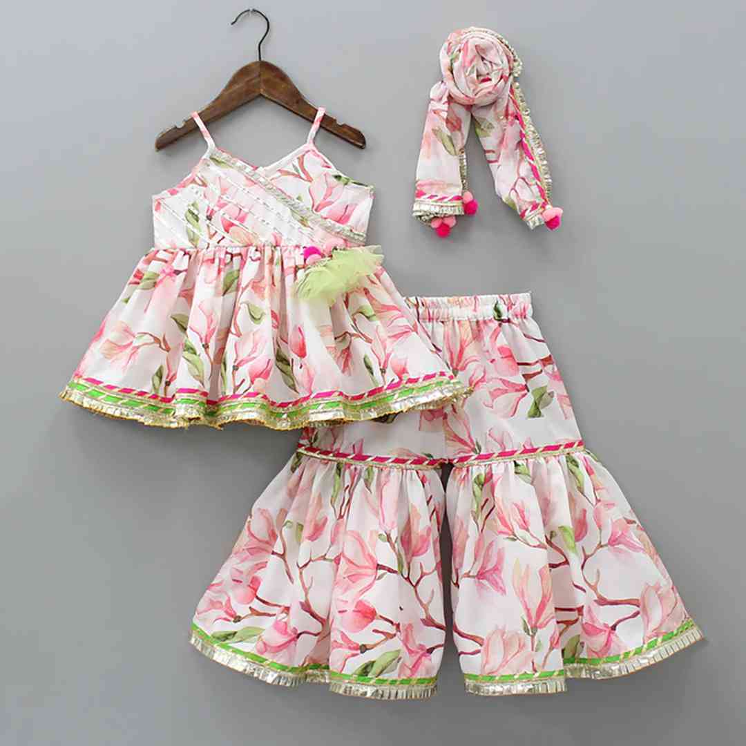 Trendy Baby tops with Sharara
