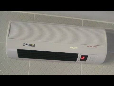 ?? ????_ ACB-3001L Premium Smart TurboHeat 2000W Wall Mounted Remote Fan Heater (ইলেকট্রিক রুম হিটার)
