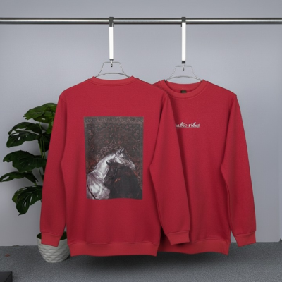 Full Sleeve Sweat Shirt on both sides Printed