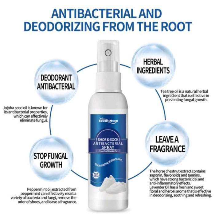Shoe Sock Antibacterial Spray , 100 ML
