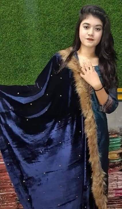 velvet winter shal