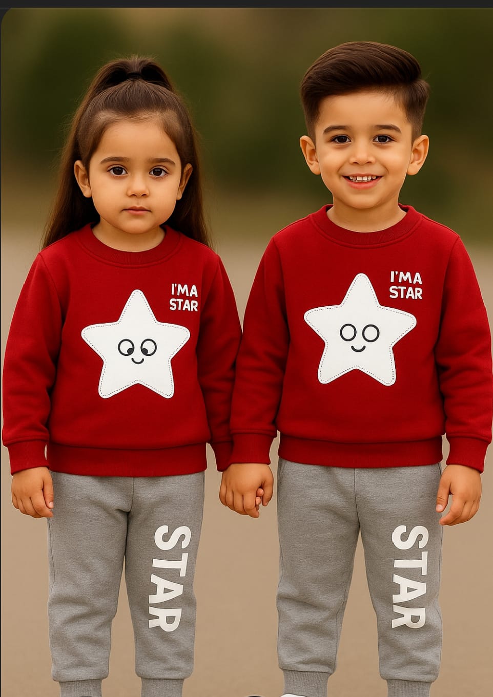 Elegant Stylish Baby sweetshart and trouser Set