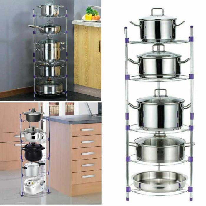 Super Pot Stand 5 Layer Kitchen Pot