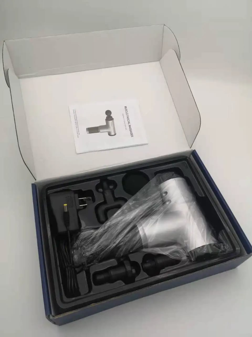 Premium Fascial Massage Gun – Deep Tissue Muscle Massager for Pain Relief & Relaxation (Rechargeable)