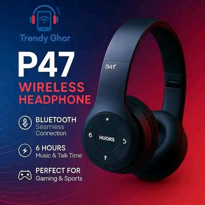 P47 – Wireless Bluetooth Headphone | In Ear Earphone for Android