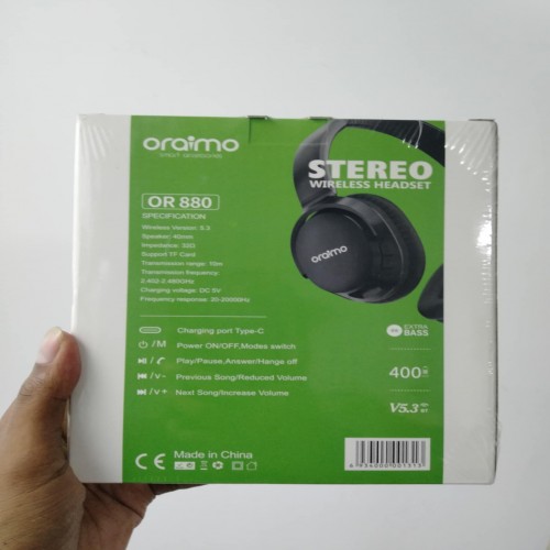 Oraimo OR-880 Youth Buds RGB Wireless Bluetooth Headphones – Clear Sound