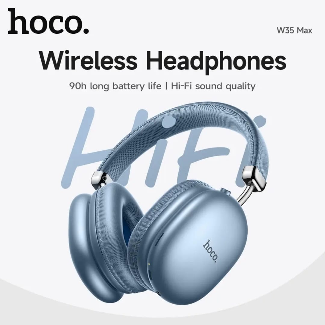 HOCO W35 Max Wireless Bluetooth Headphone – Extra Bass & Extended Battery