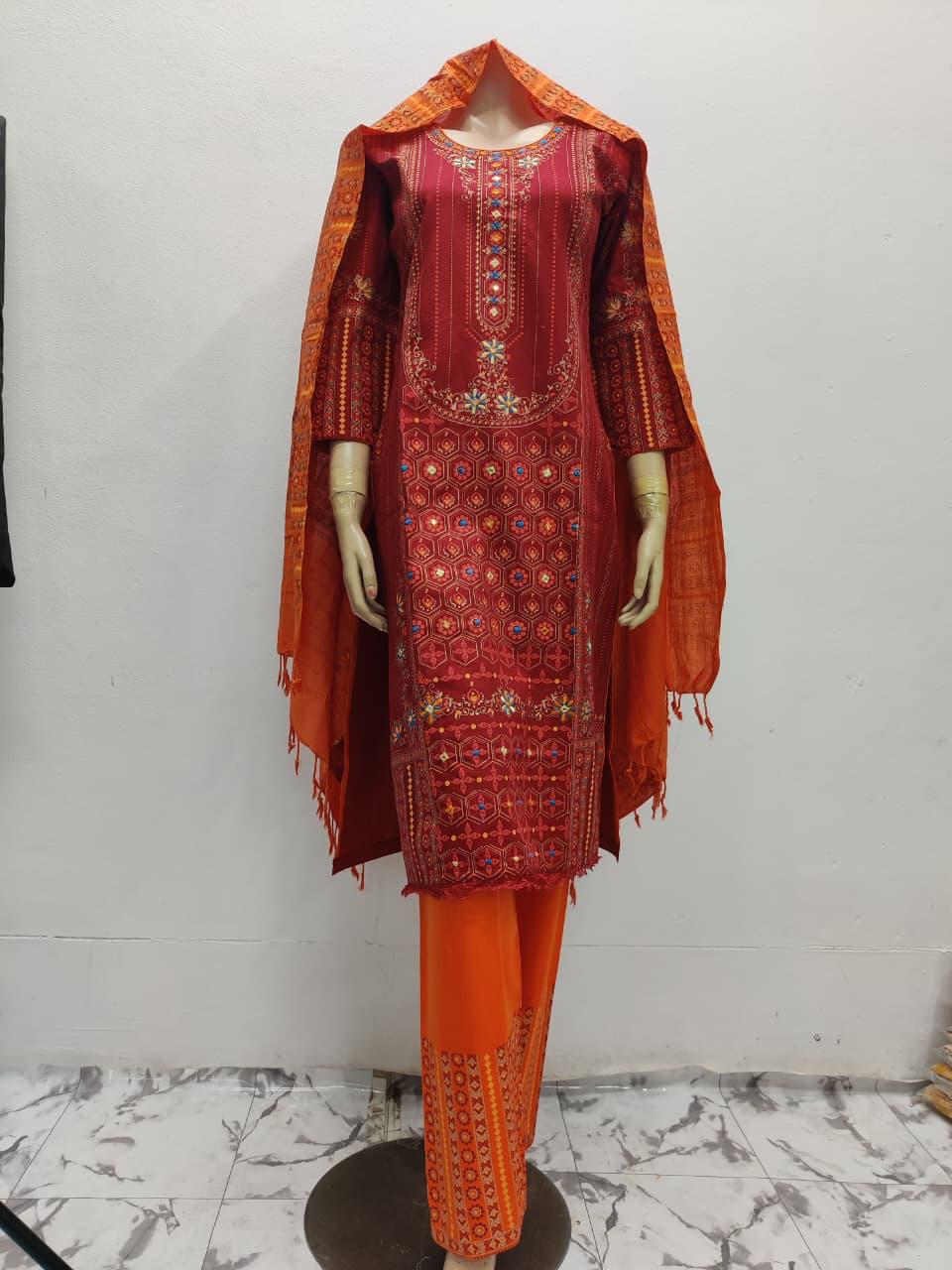 বুটিক থ্রি পিস
