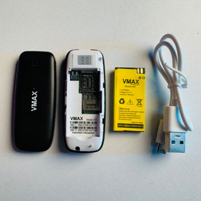 ?? ????_ Vmax V51 Mini Phone (Magic Voice) – কমপ্যাক্ট • স্টাইলিশ • পাওয়ারফুল