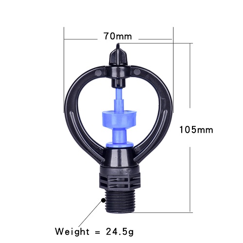 Micro Sprinkler Plastic 1/2 Inch Male Thread Spray Radius 3-6 Meter for Agriculture Micro Sprinkler Irrigation System