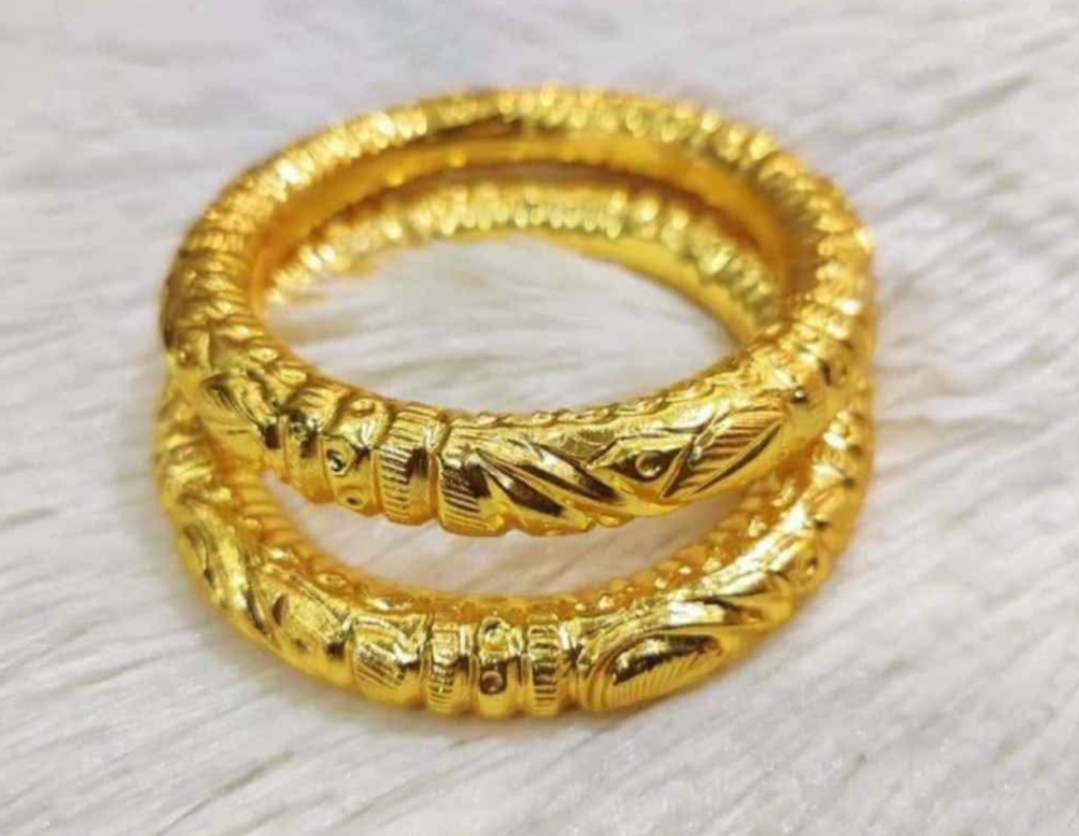gold plated ruli Bala for women 2-pieces