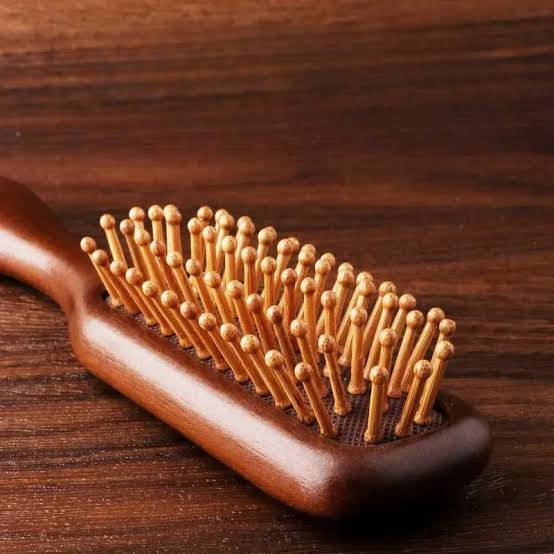 Natural Wooden Paddle Brush