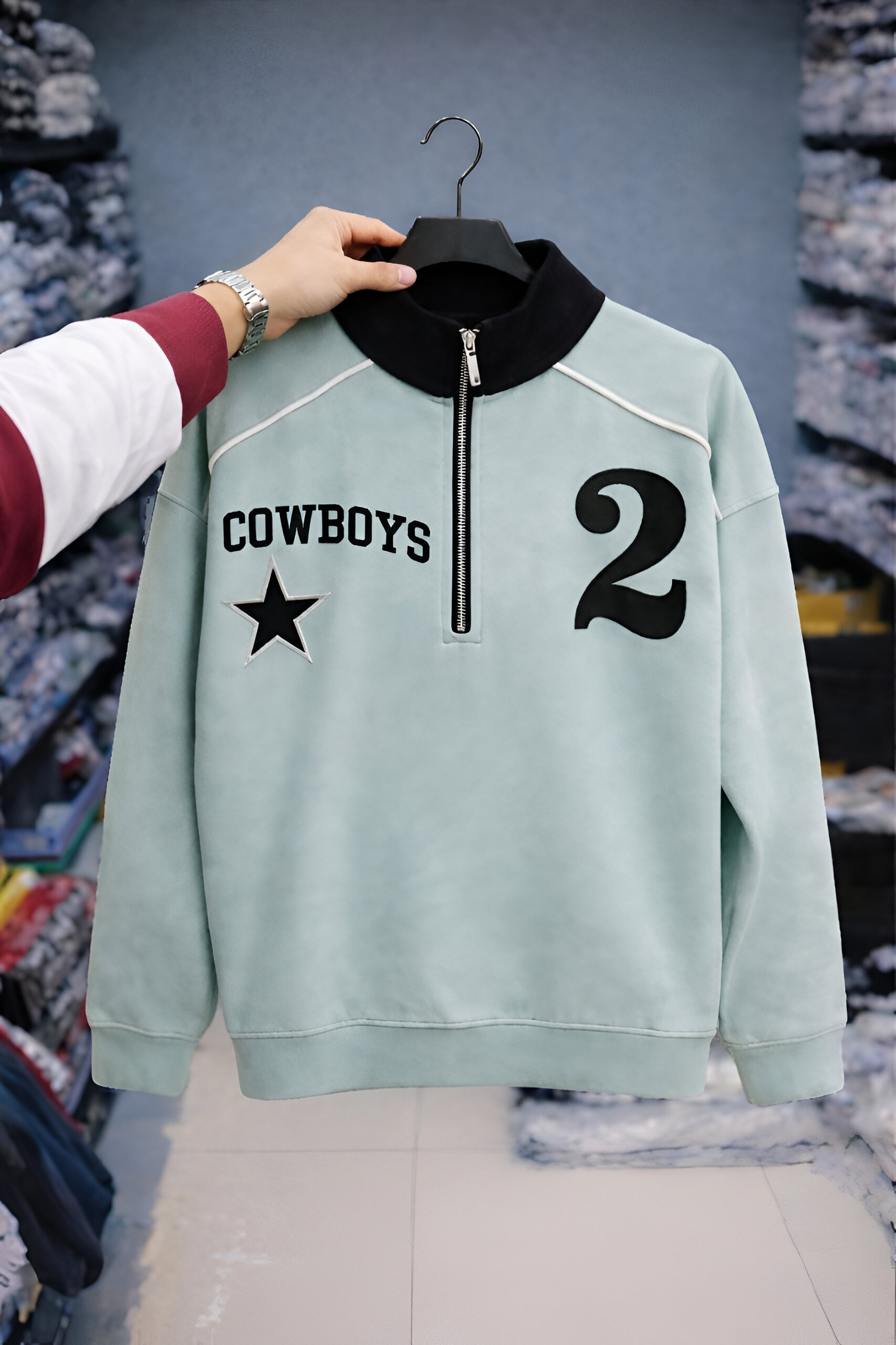 Sweatshirt_(Half Ziper)