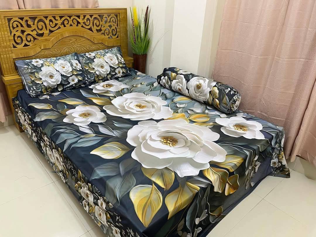 ১০০% ওয়াটারপ্রুফ চাইনা 3D বেডশিট
