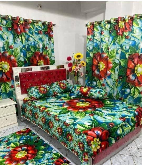 ১০০% ওয়াটারপ্রুফ চাইনা 3D বেডশিট m1