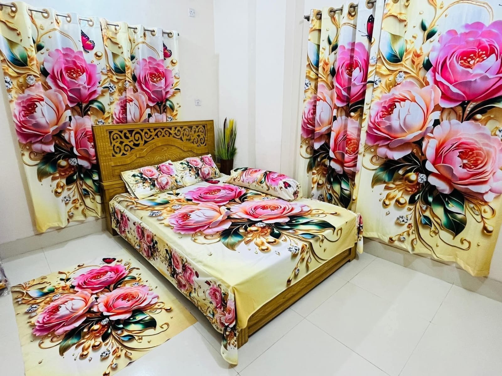 ১০০% ওয়াটারপ্রুফ চাইনা 3D বেডশিট m1