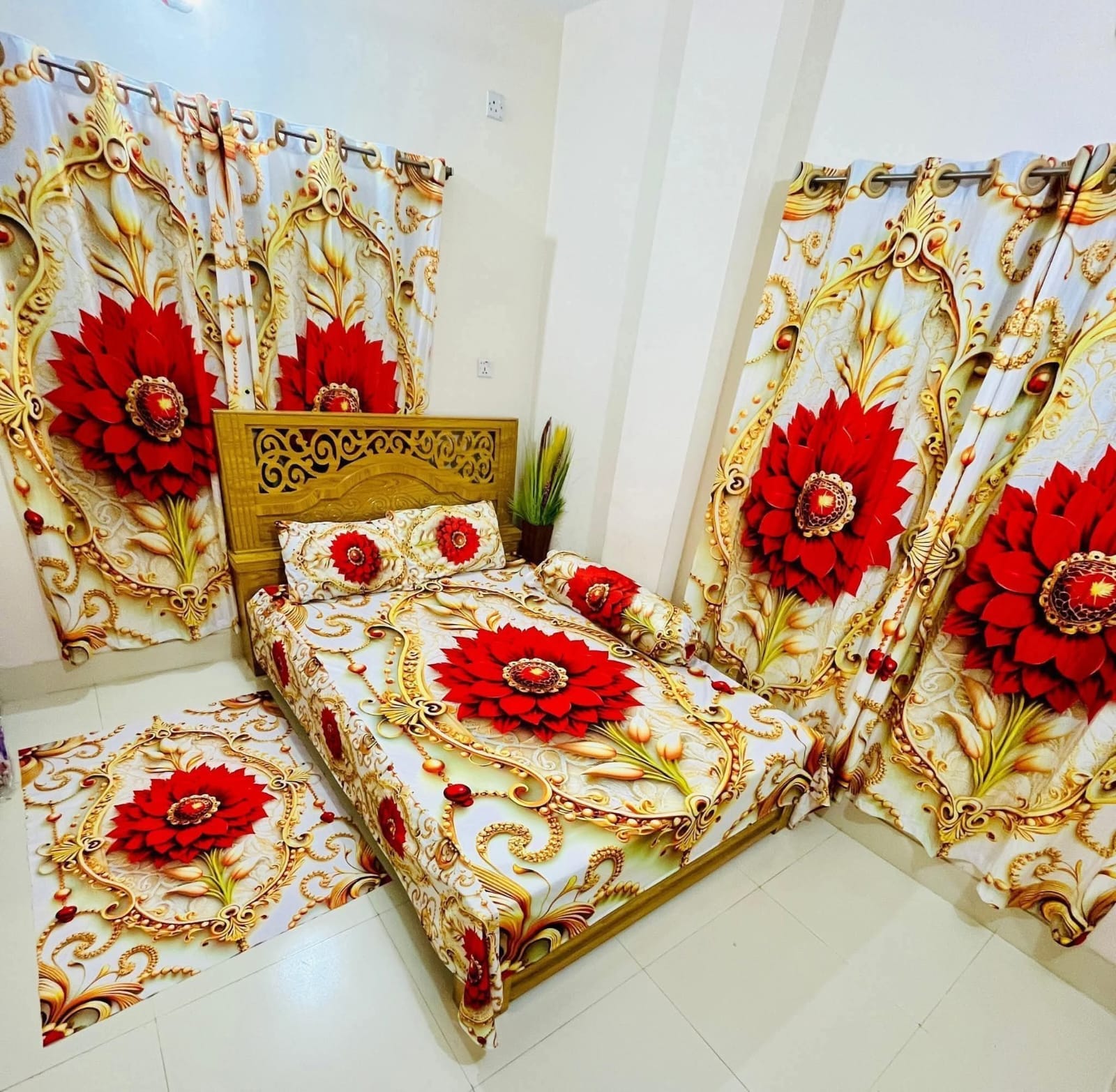 ১০০% ওয়াটারপ্রুফ চাইনা 3D বেডশিট m2