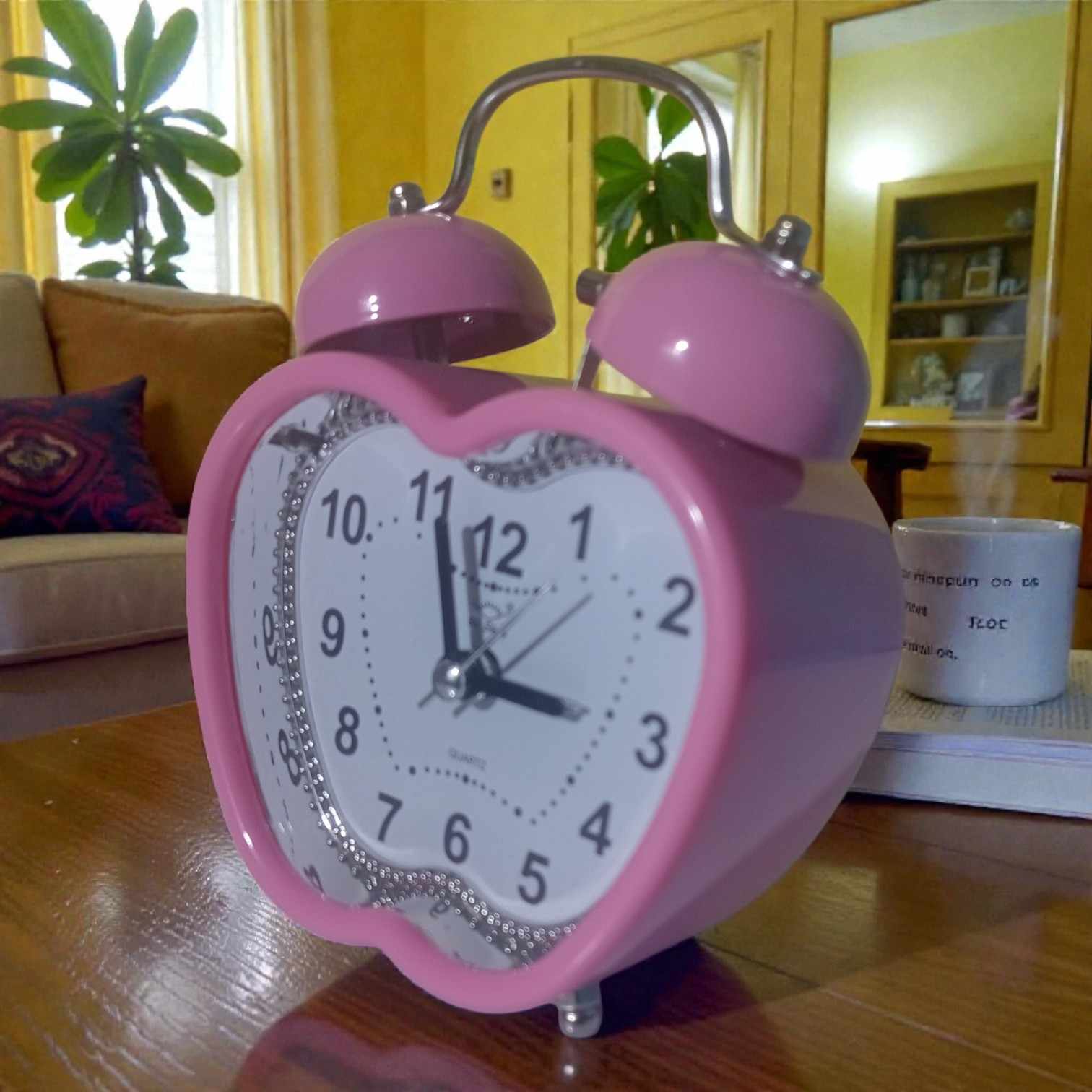 Stylish Apple-Shaped Alarm Clock