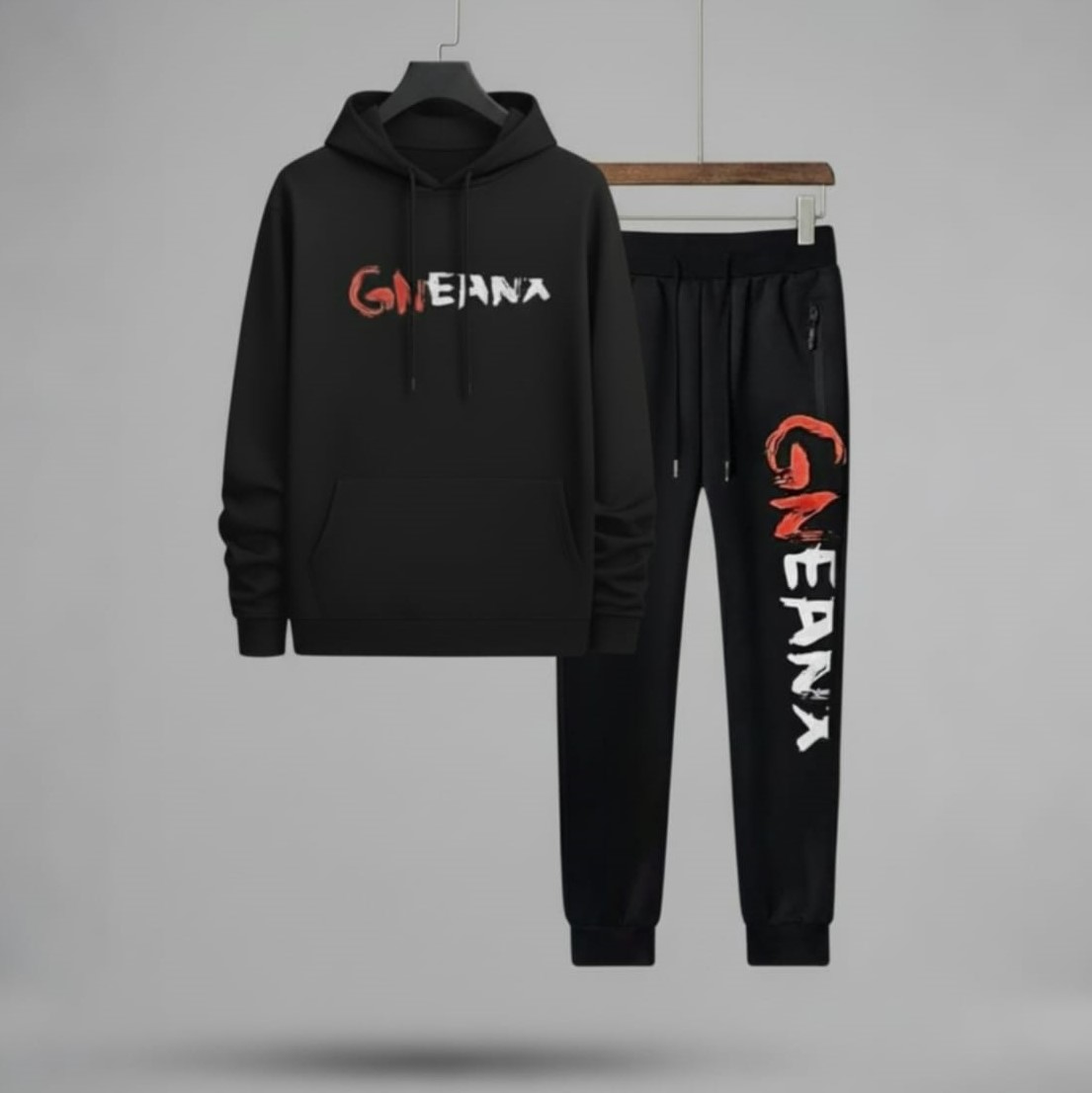 Men’s Stylish Hoodie & Stylish Winter Trouser Set (2Pcs)