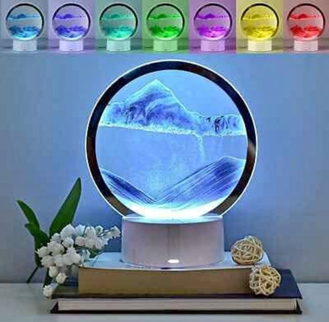 Dynamic Moving Sand Art Lamp