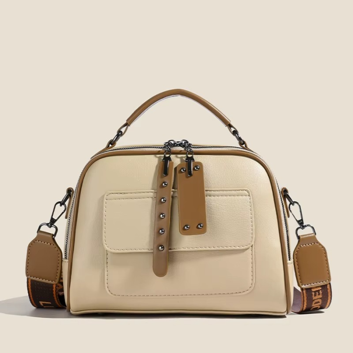 High end ladies’ handbag multi-layer large capacity commuting bag