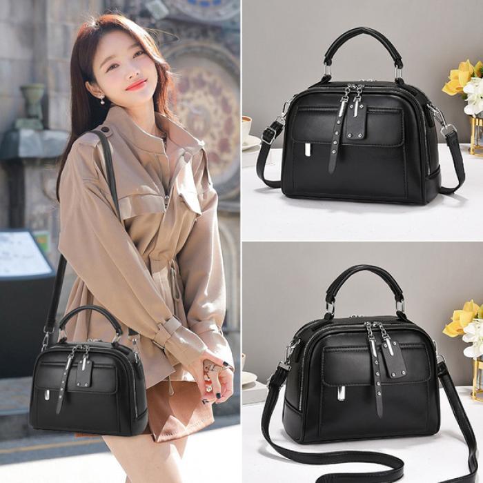 High end ladies’ handbag multi-layer large capacity commuting bag