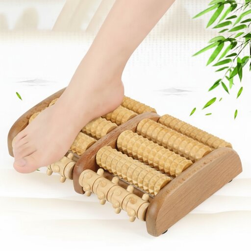 Acu VIP Foot Roller Massager Yoga Sports Fitness Gym Therapy Exerciser Pain Relief For Unisex