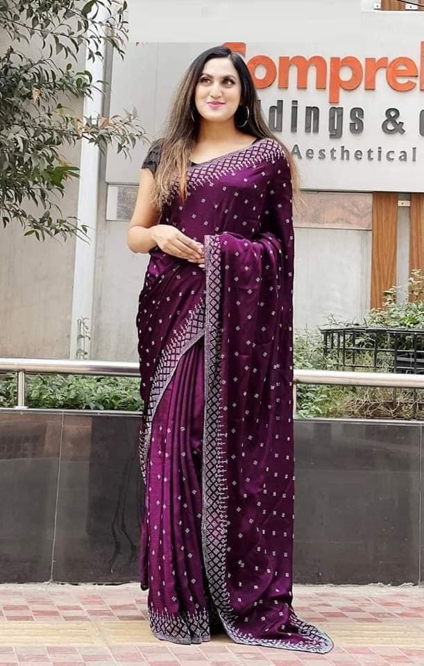 ইন্ডিয়ান জর্জেট শাড়ি