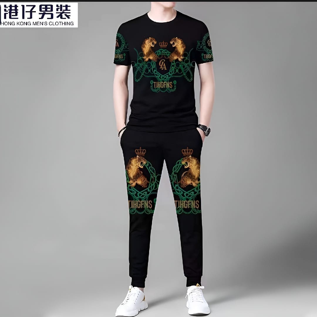 Trendy Mash T-Shirt & Trouser Combo
