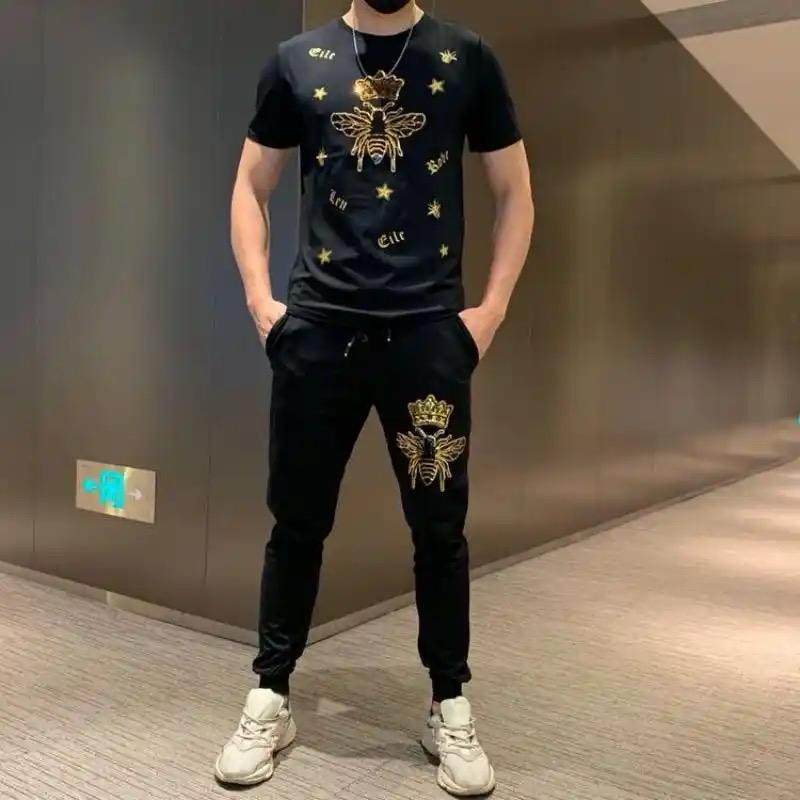 Trendy Mash T-Shirt & Trouser Combo
