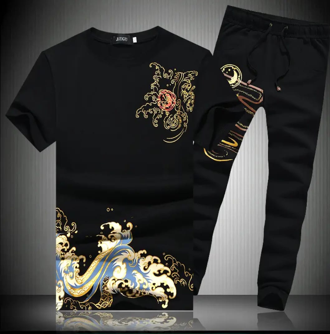 Trendy Mash T-Shirt & Trouser Combo