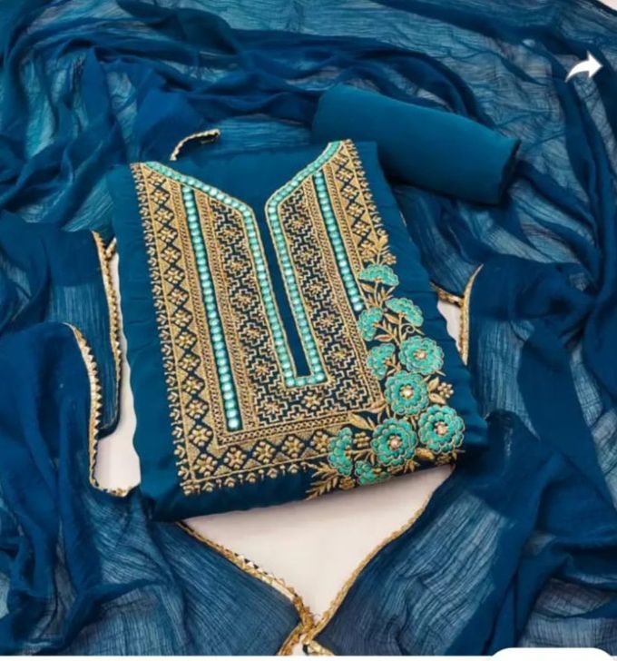 Embroidary Three Piece