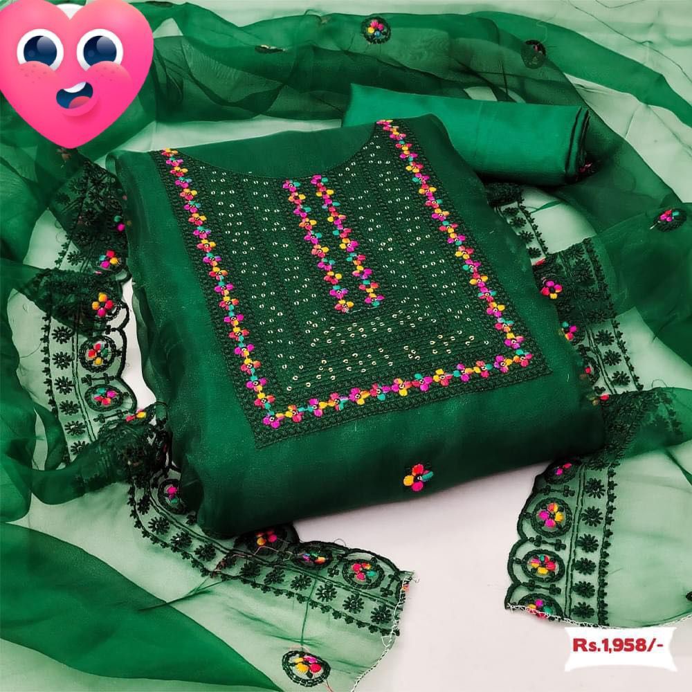 Embroidary Three Piece