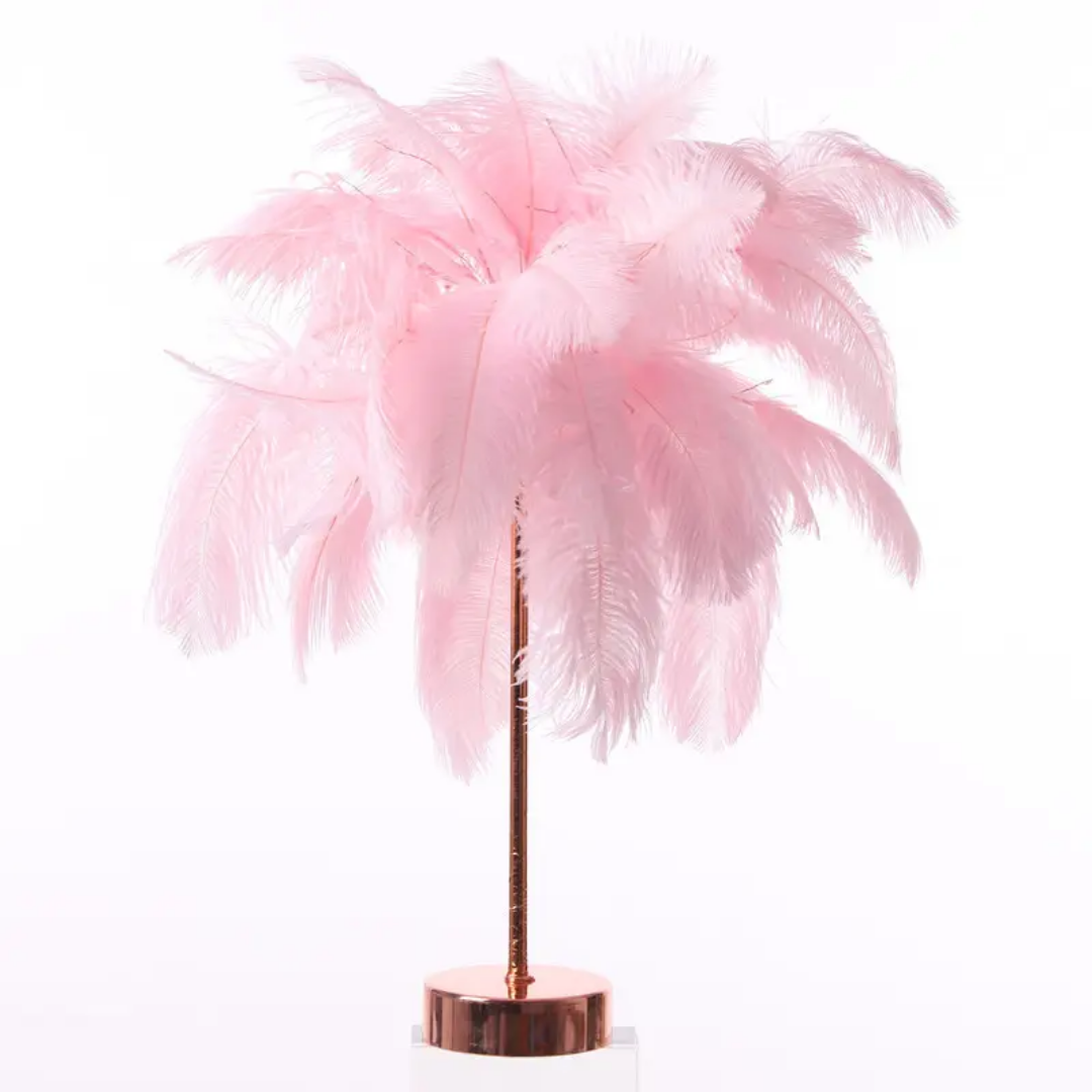 Luxury Feather LED Table Lamp – Non Remote