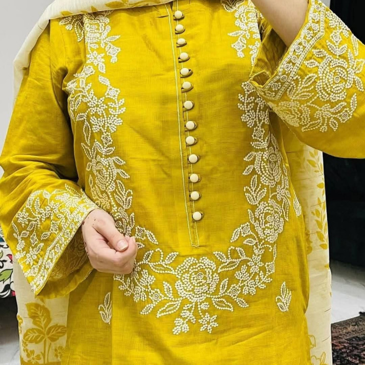 রেওন কটন রেডি থ্রি পিস
