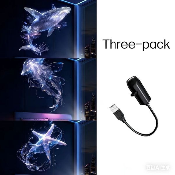 Starry Sky Moon Lamp LED Night Light
