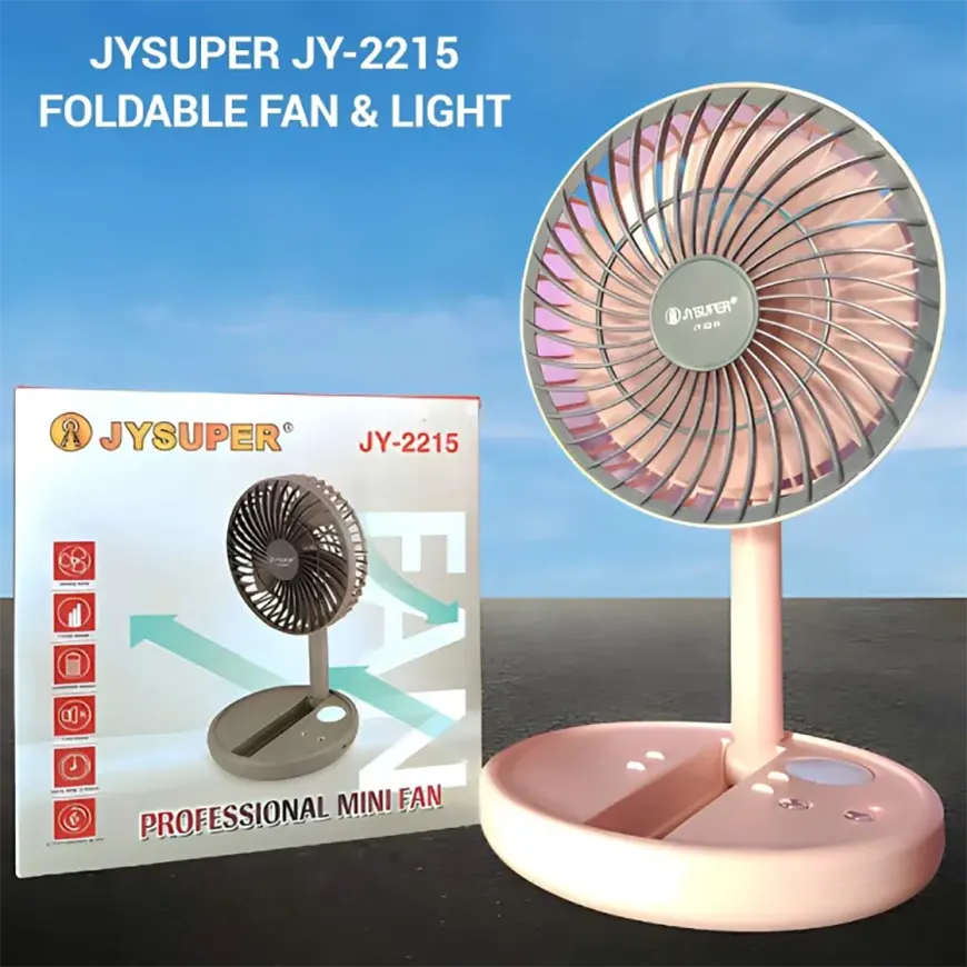 joykaly YG-735 Rechargeable Portable Desk Fan