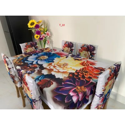 China Premium 3D Print Table Cloth Set 5