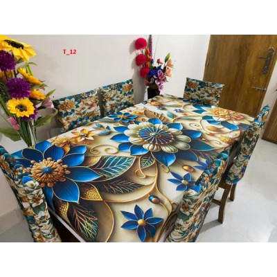China Premium 3D Print Table Cloth Set 7