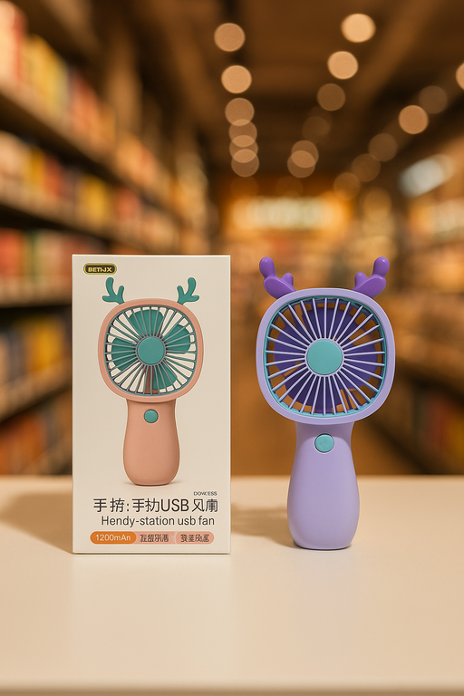 Mini Fan, Portable Handheld Fan, Mini Handheld USB Fan, Mini USB Rechargeable Fan, USB Charging Cute Fan