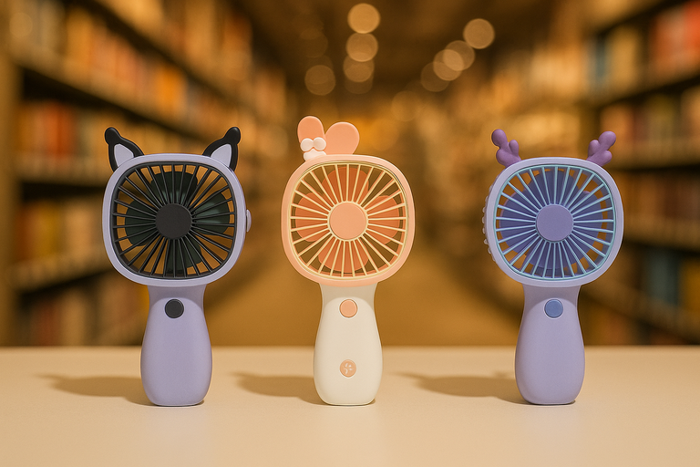 Mini Fan, Portable Handheld Fan, Mini Handheld USB Fan, Mini USB Rechargeable Fan, USB Charging Cute Fan