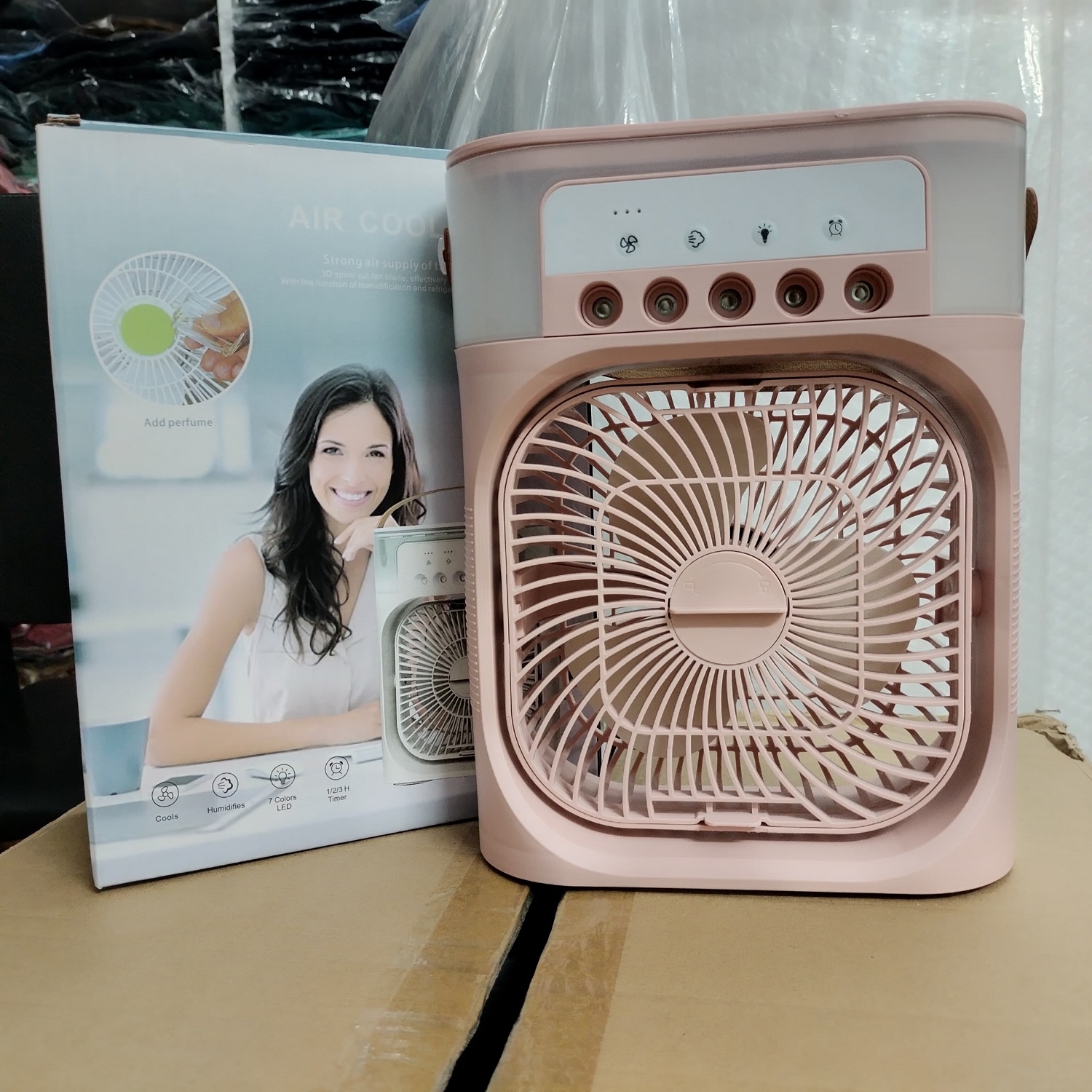 3-in-1 Extonic ET-C702 Air Cooling USB Fan