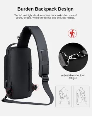 USB charging sport sling Anti-theft