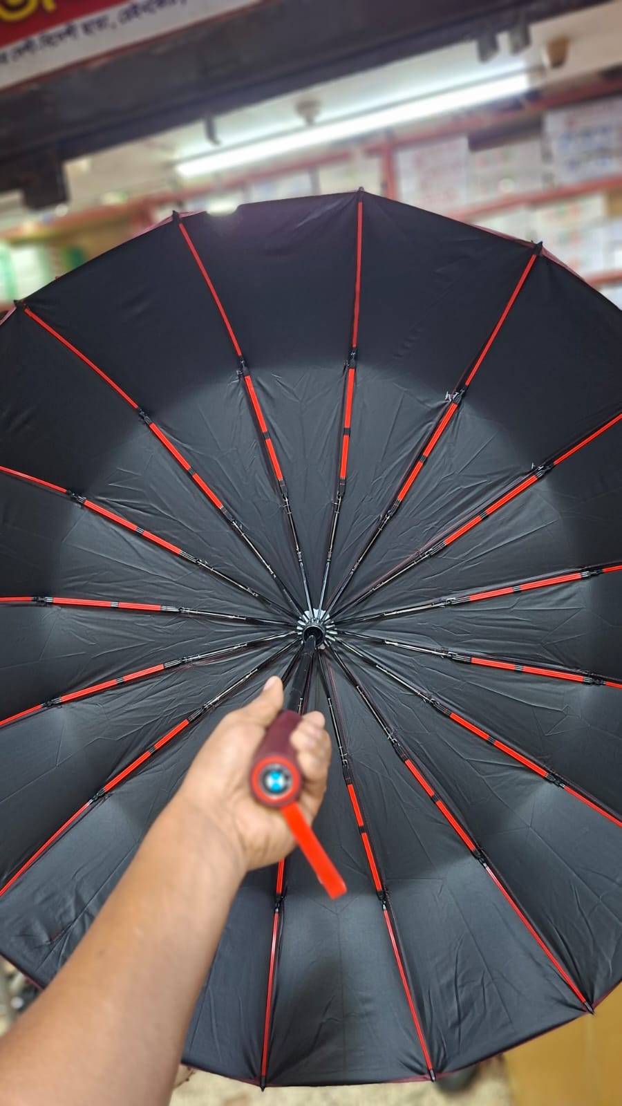 BMW Auto Open & Close Umbrella – 16 Ribs | Premium Quality
