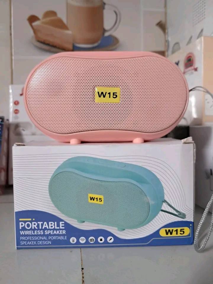 ? W15 Bluetooth Speaker – স্টাইলিশ লুক + পাওয়ারফুল পারফরম্যান্স! ?